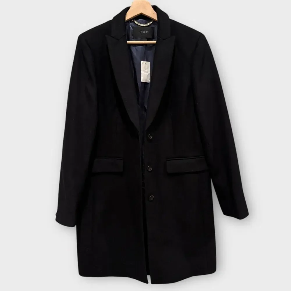 NEW J. CREW Parke Topcoat Size 12